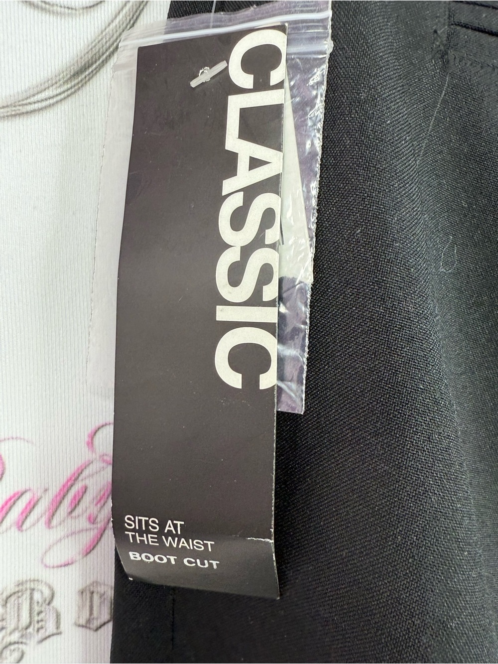 Suzy Shier pants buttons Black Dress Pants flare leg brand new with tags classic - Picture 3 of 15